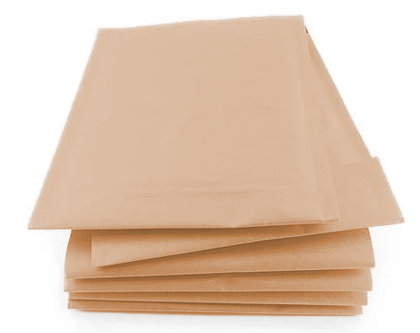 Hnedé bublinkové obálky