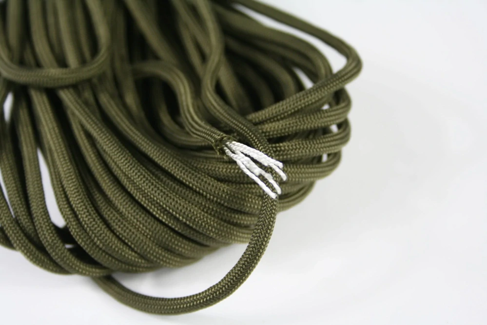 Paracord zelená šnúra 30m