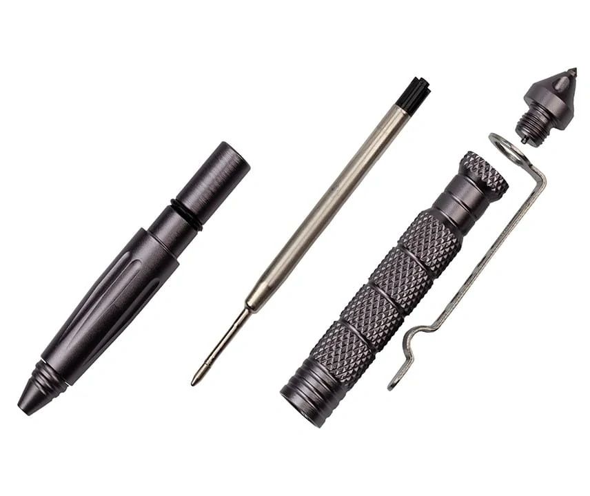 Taktické pero/Kubotan titan-modré