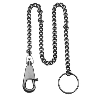 Miltec Retiazka s karabínkou 40cm čierna