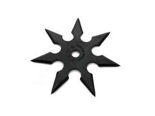 Vrhačka 7-cípa hviezda čierna