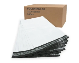 Plastové obálky A3 310 x 420mm 50 µm 500 ks