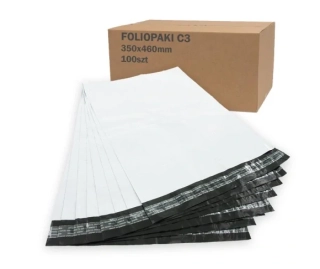 Plastové obálky C3 350x460mm 50 µm 100 ks