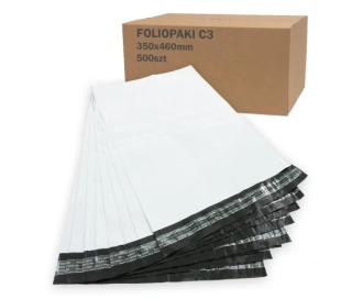 Plastové obálky C3 350x460mm 50 µm 500 ks