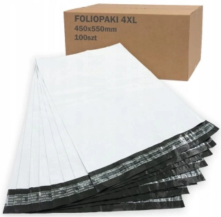 Plastové obálky 4XL 450x550mm 50µm 100 ks